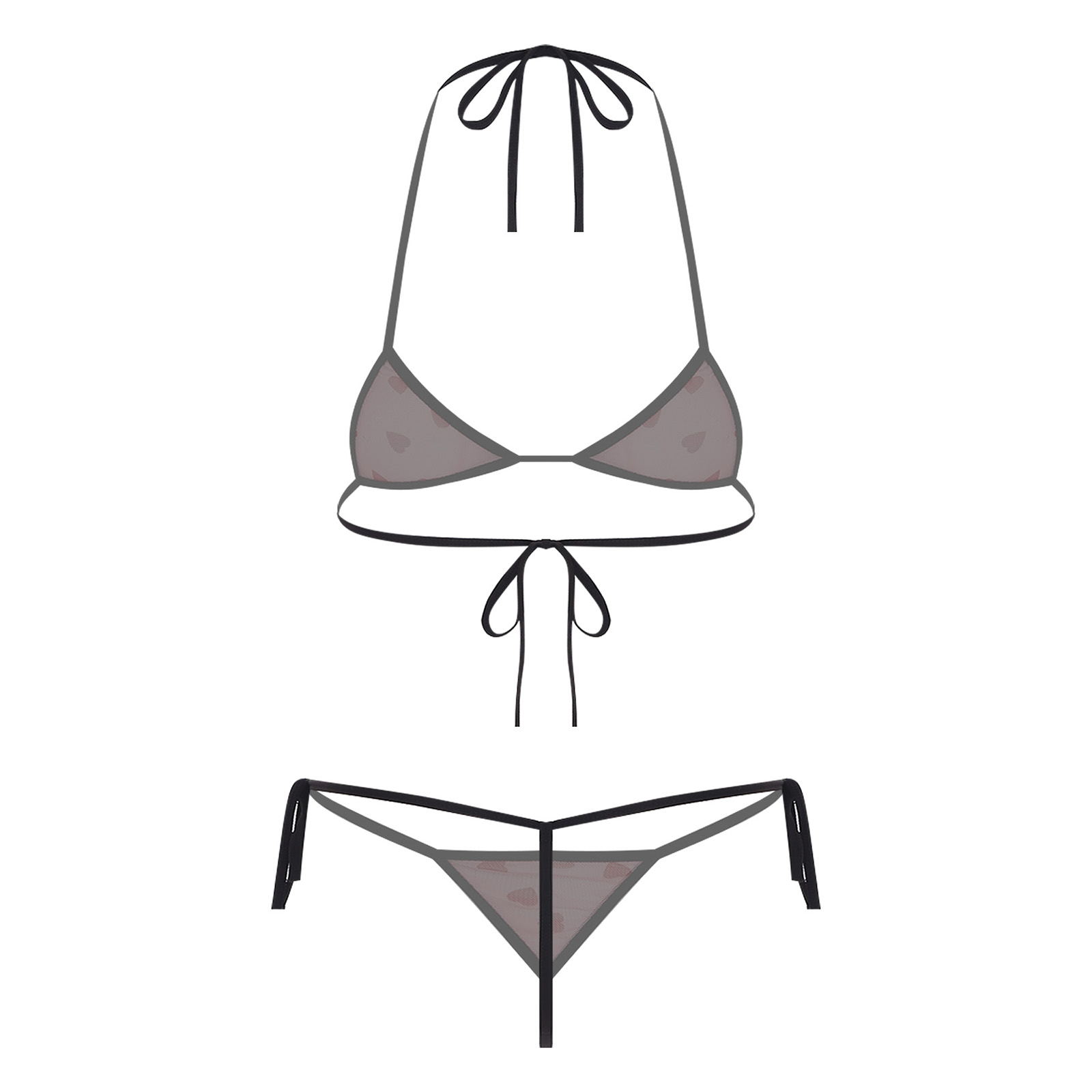 Womens Micro Mini Bikini Linge - Sheer Mesh Bra incelemesi ve fiyatı