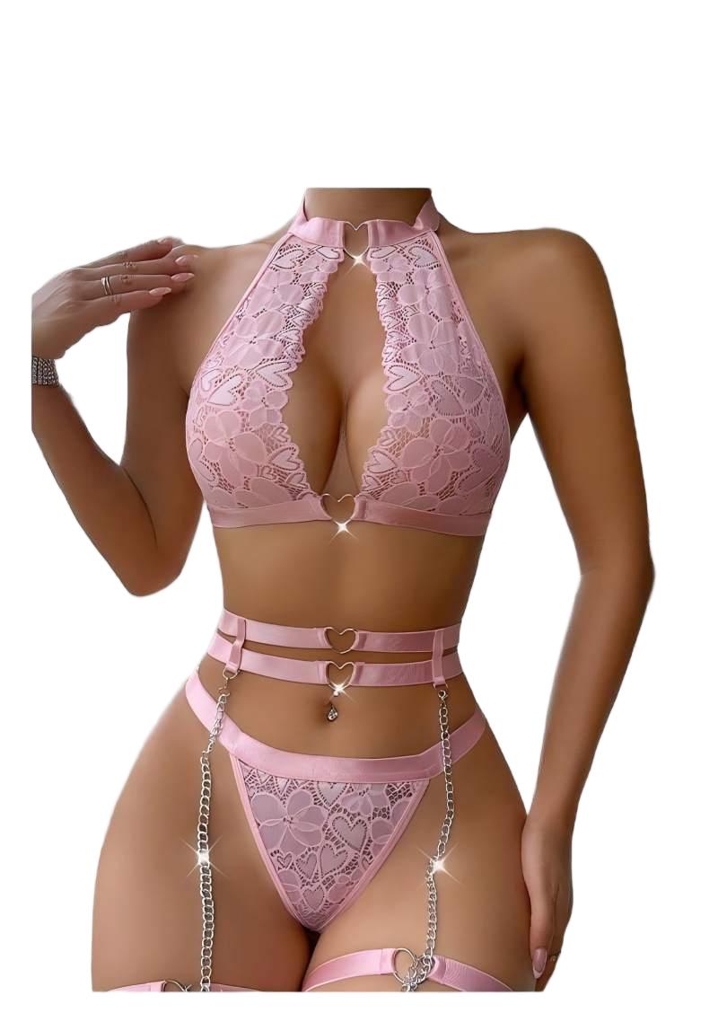 Sexy Lingerie Set Push Up Lace - Lace Bralette Set incelemesi ve fiyatı
