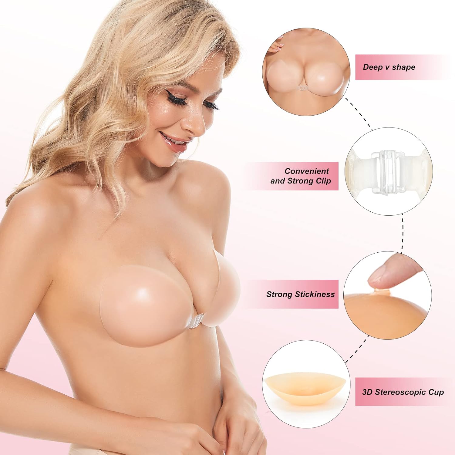 Sticky Bra Push Up Adhesive Br - Strapless Bra Adhesive incelemesi ve fiyatı