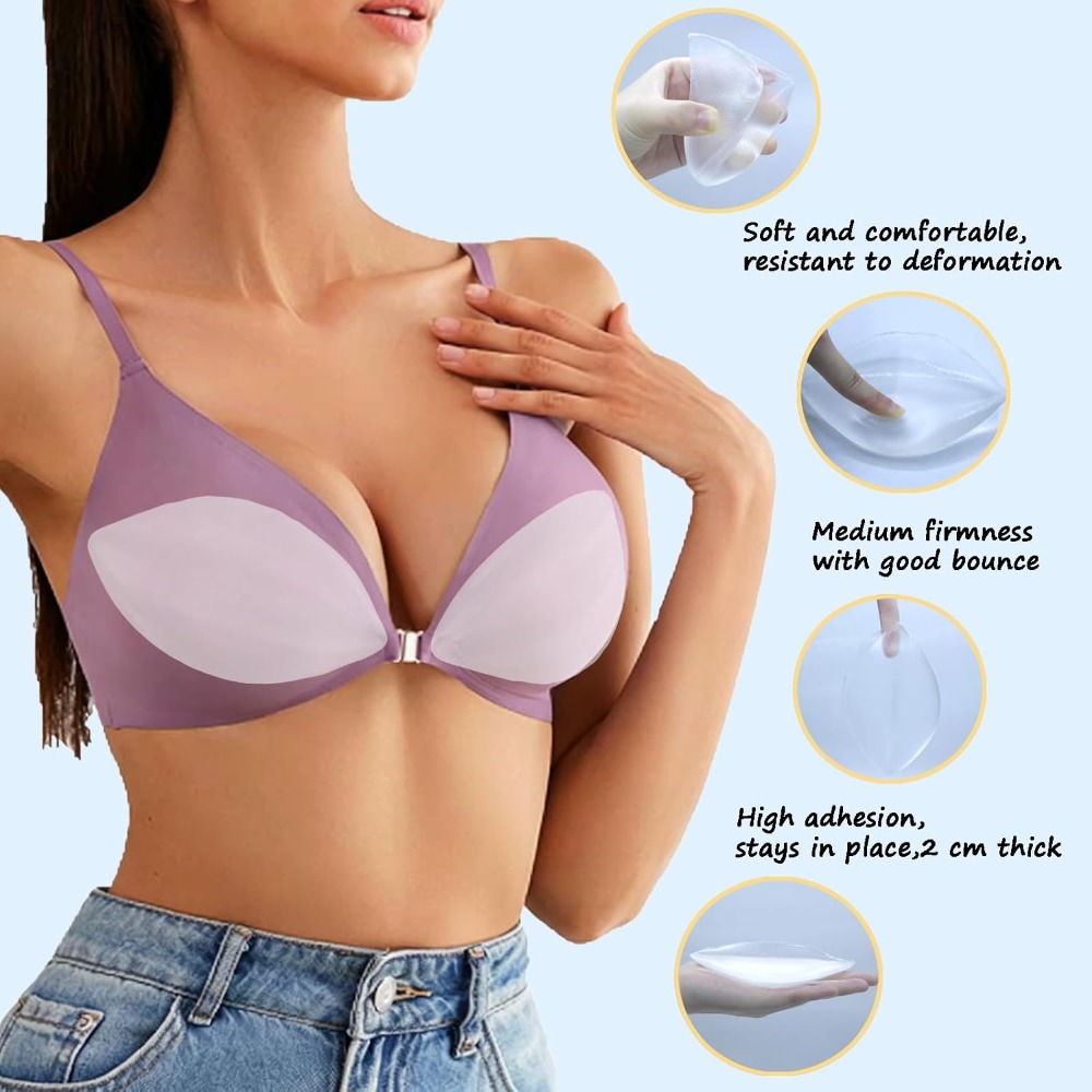 Adhesive Silicone Bra Inserts  - Push Up Bra Silicone incelemesi ve fiyatı