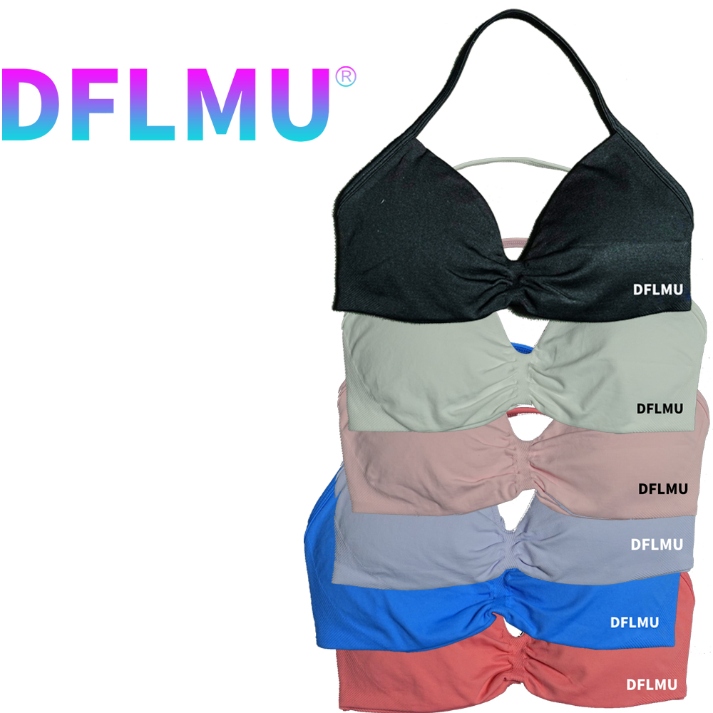 DFLMU Women Halter Sports Bra  - Underwire Bra Padded incelemesi ve fiyatı