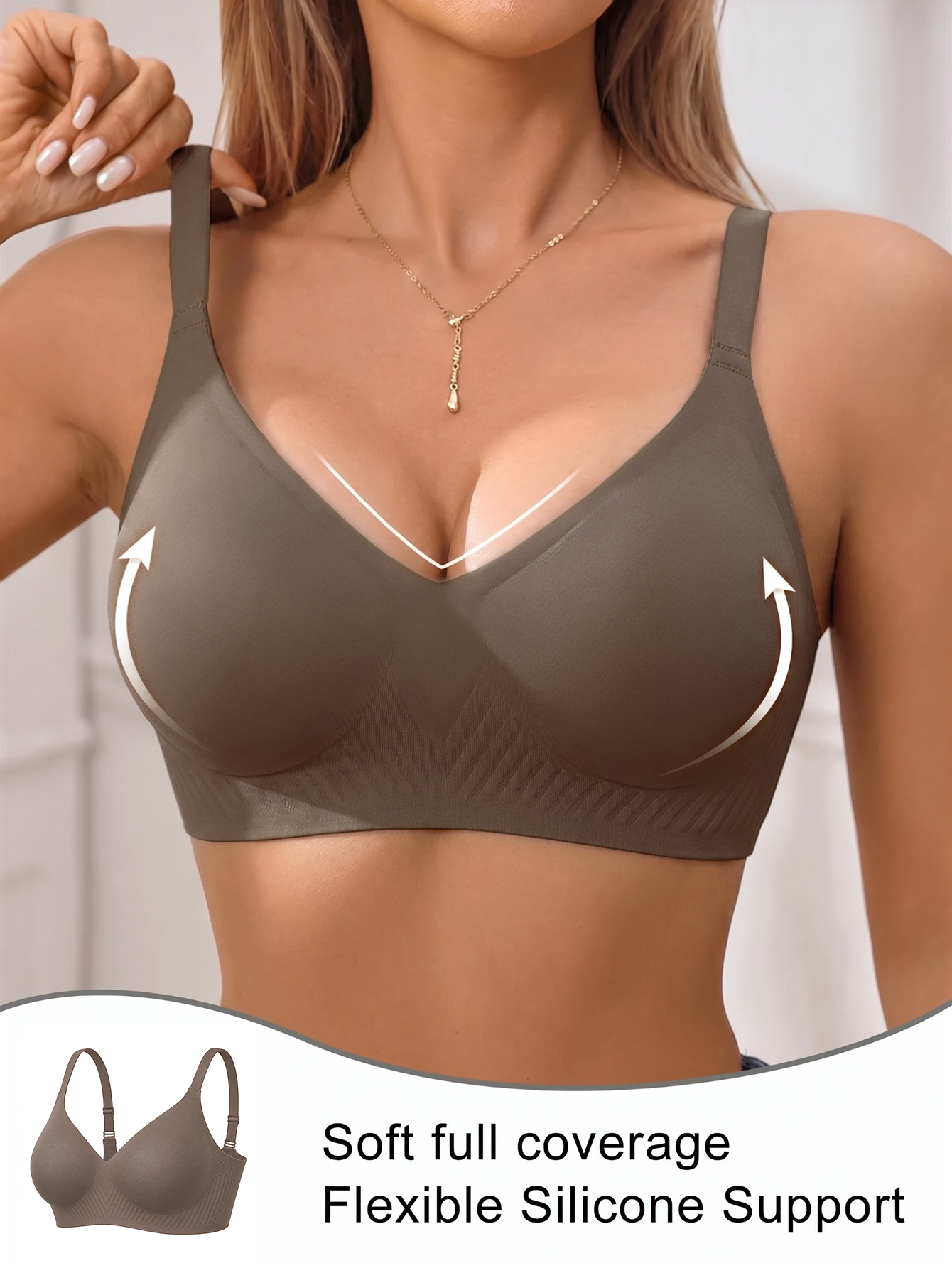 Full Coverage Push Up Jelly Su - Underwire Bra Padded incelemesi ve fiyatı