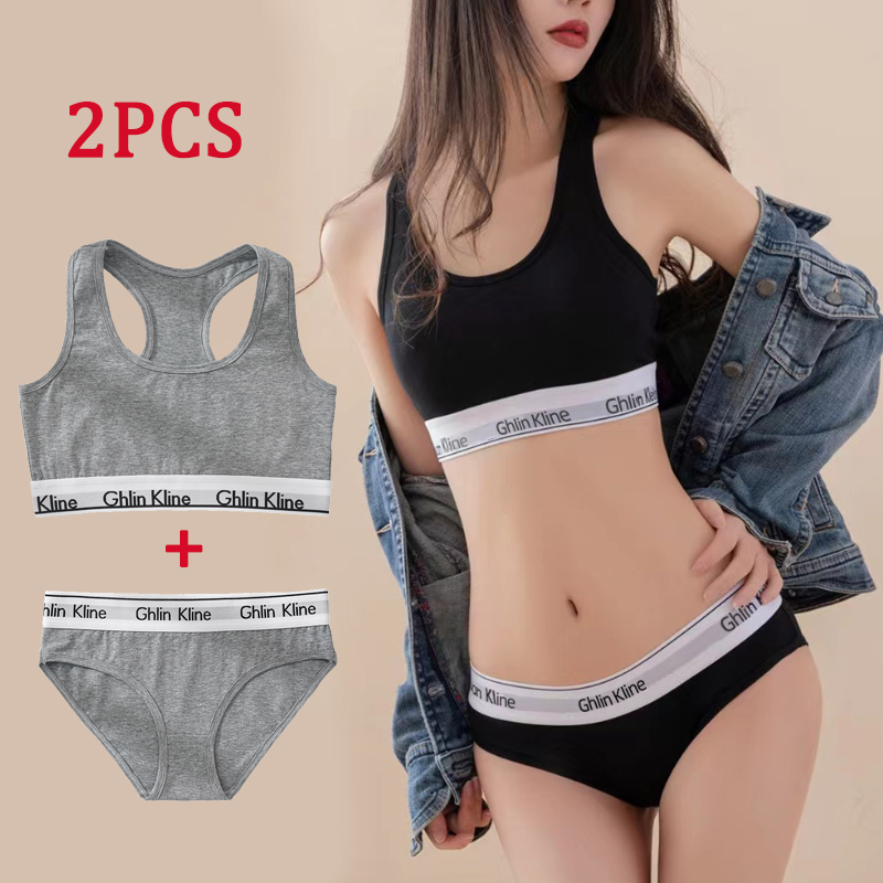 2PCS Ghlin Kline Underwear wit - Cotton Bra Everyday incelemesi ve fiyatı