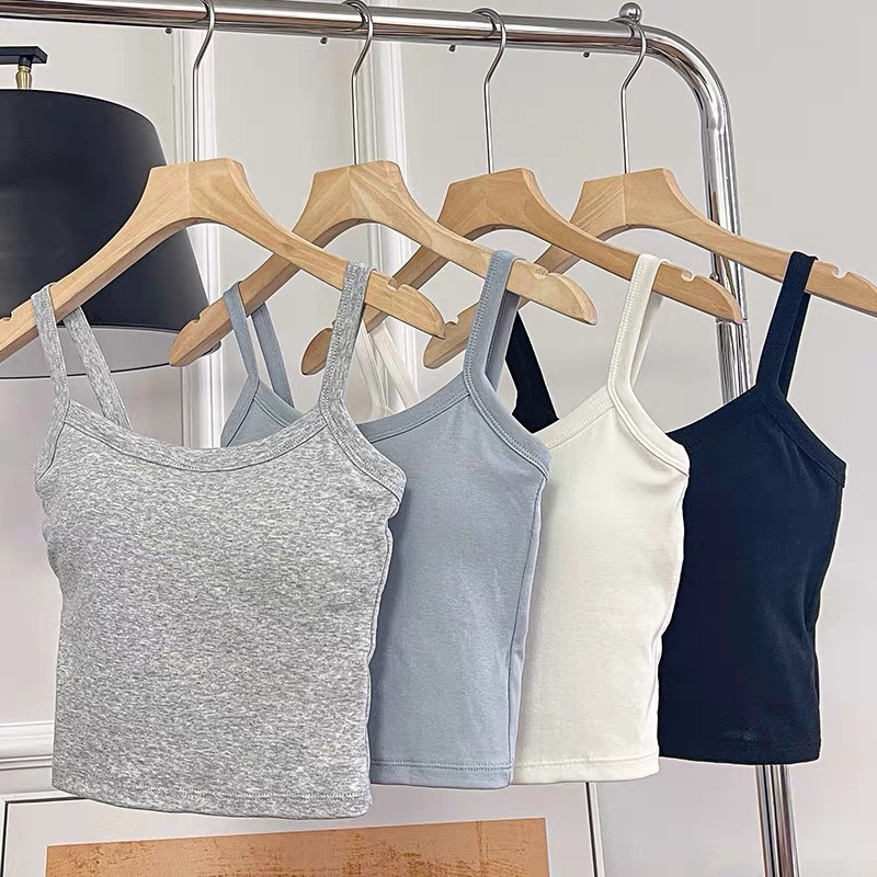 Crop Top Women Sexy Sleeveless - T Shirt Bra Seamless incelemesi ve fiyatı