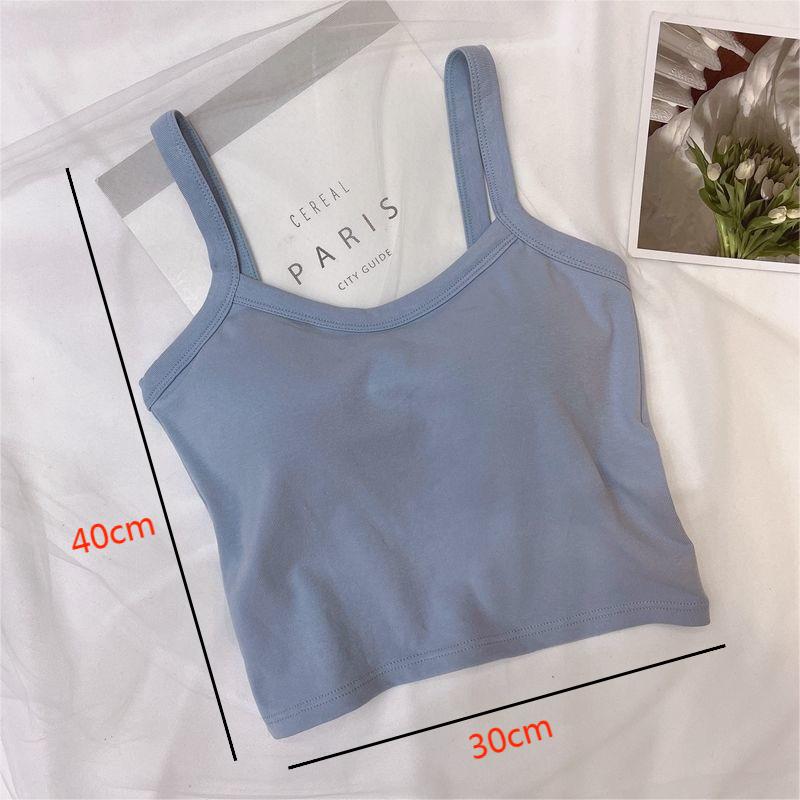 Crop Top Women Sexy Sleeveless - T Shirt Bra Seamless incelemesi ve fiyatı