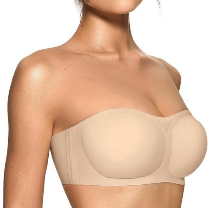 Women's Strapless Bra with Pus - Wirefree Bra Comfort incelemesi ve fiyatı