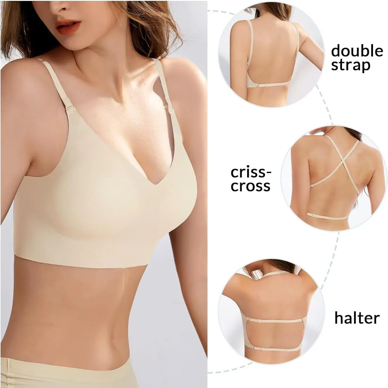 Top RatedSeamlLow Back Bra Sup - Convertible Bra Multiway incelemesi ve fiyatı